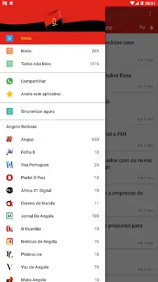 Angola notícias android App screenshot 4
